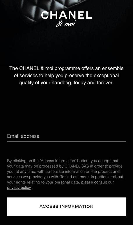 chanel et moi warranty